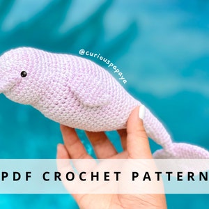 Beluga Whale Crochet Pattern image 1