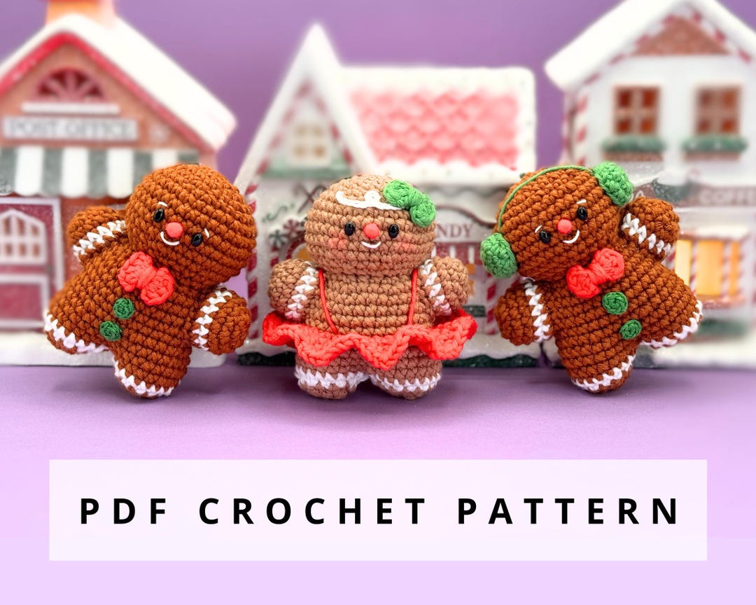 Pattern Gingerbread Gingerbread Crochet Pattern - Etsy