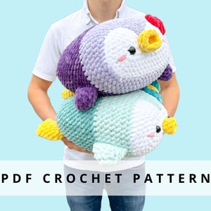 Giant Penguin Crochet Pattern image 1