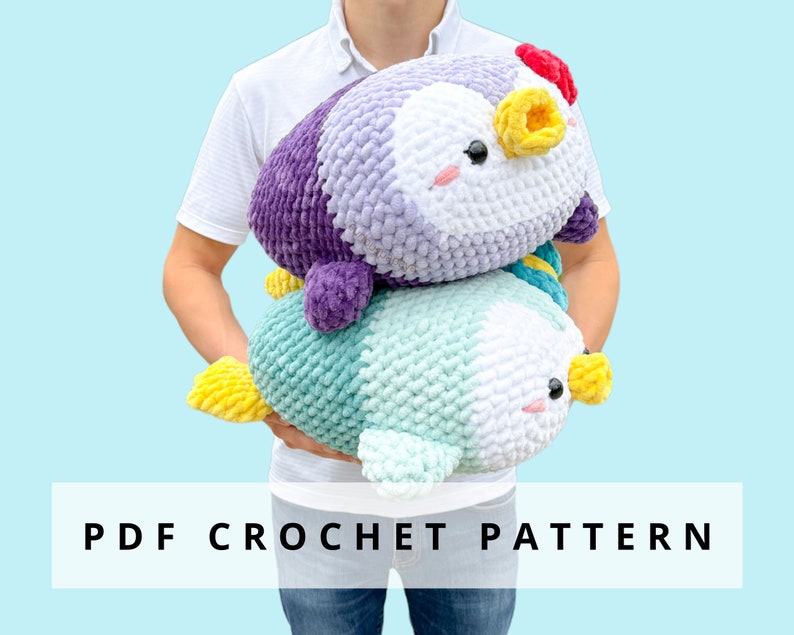 Giant Penguin Crochet Pattern image 1