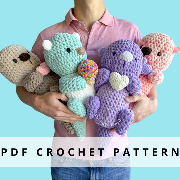 Giant Otter Crochet Pattern