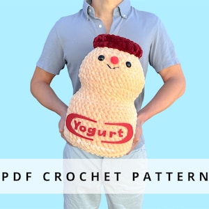Giant Yogurt Drink Crochet Pattern