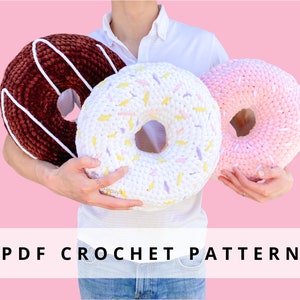 Giant Donut Crochet Pattern