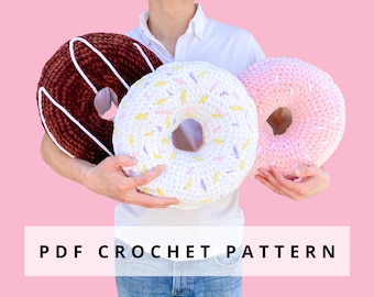 Giant Donut Crochet Pattern