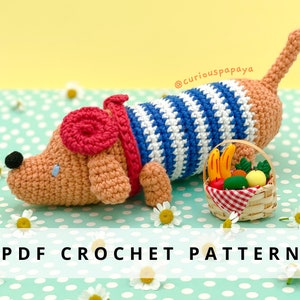 Weiner Dog Crochet Pattern
