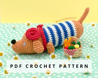 Weiner Dog Crochet Pattern