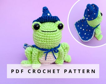 Frog Wizard Crochet Pattern