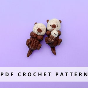 Sea Otters Crochet Pattern