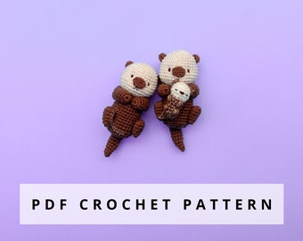 Sea Otters Crochet Pattern