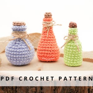 Potion Bottles Crochet Pattern