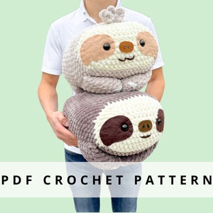 Giant Sloth Crochet Pattern