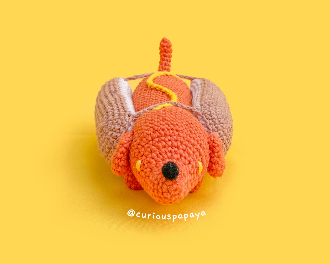 Weiner Dog Crochet Pattern Etsy