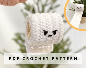 Angry Toilet Paper Roll Crochet Pattern