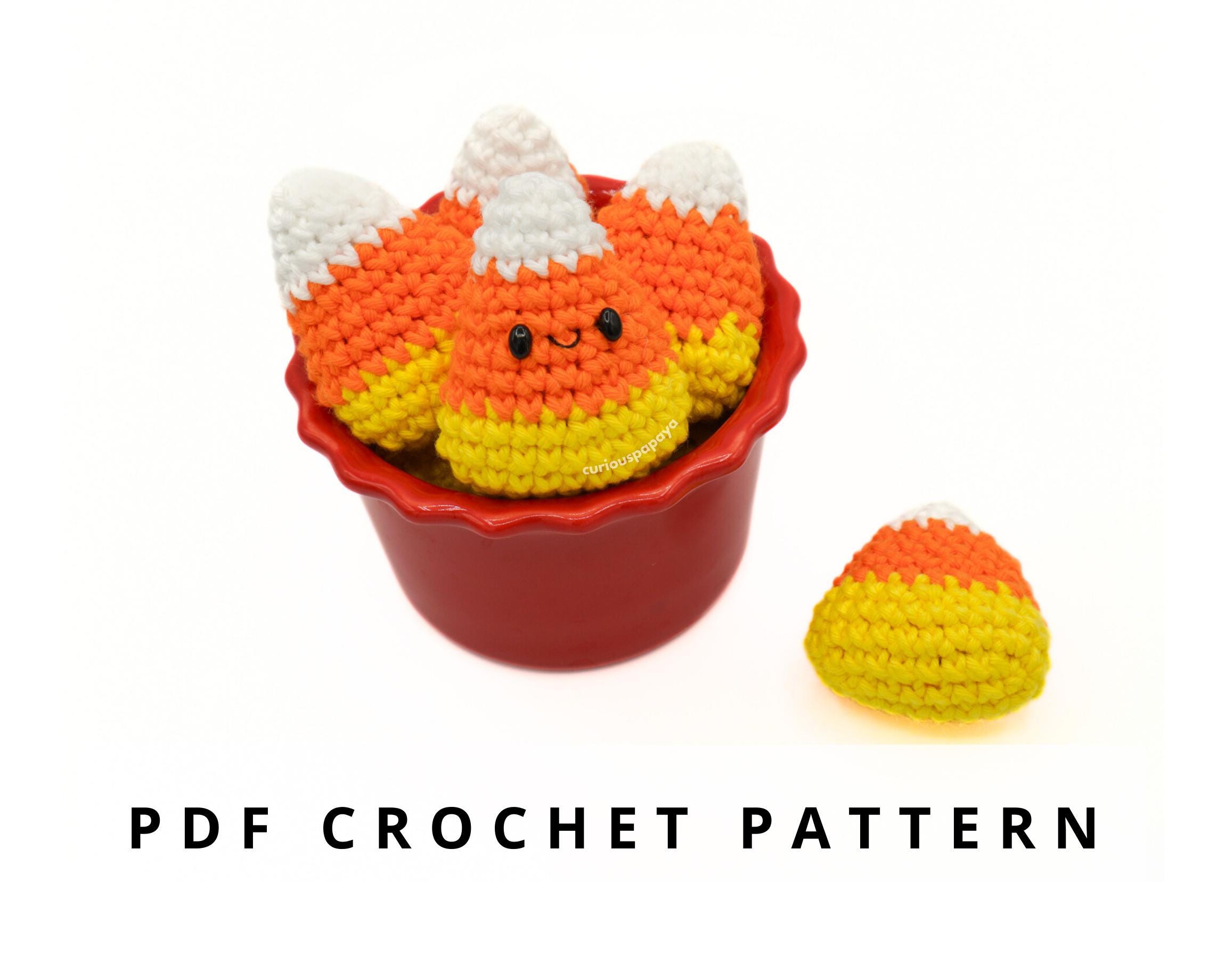 30 Candy Corn Crochet Patterns to Sweeten Your Autumn Decor 20 Small Candy Corn Amigurumi Pattern