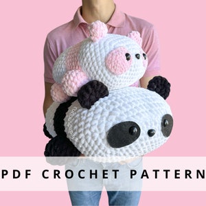 Patron au crochet panda géant