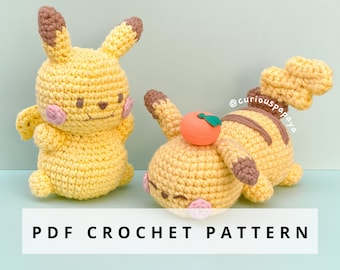 Pikachu (Pikachub) Crochet Pattern