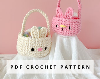 Bunny Basket Crochet Pattern