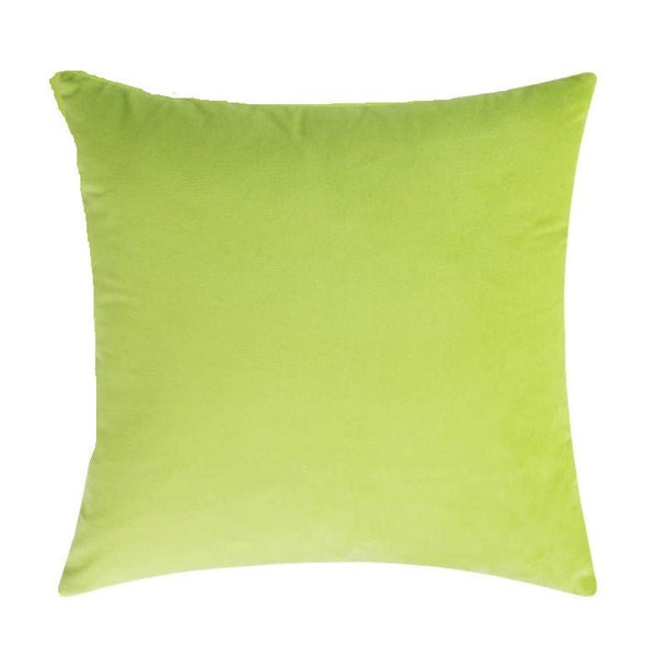 Apple Green Throw Pillow Covers, Apple Green Pillow Covers, Lime Green Pillow Covers, Lime Green Throw Pillows, Bright Green Throw Pillows