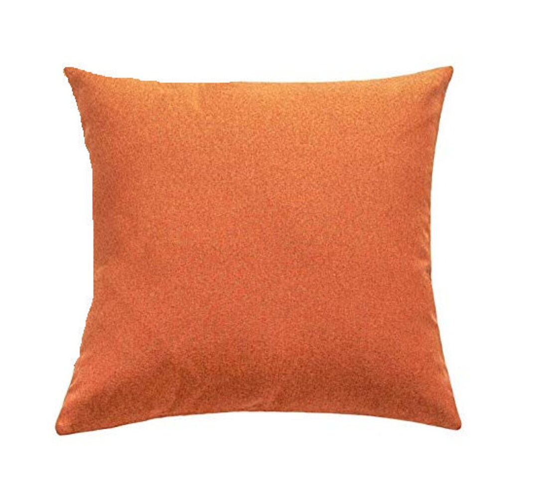 Orange Outdoor Water Resistant Pillow Cover, Outdoor Throw Pillows