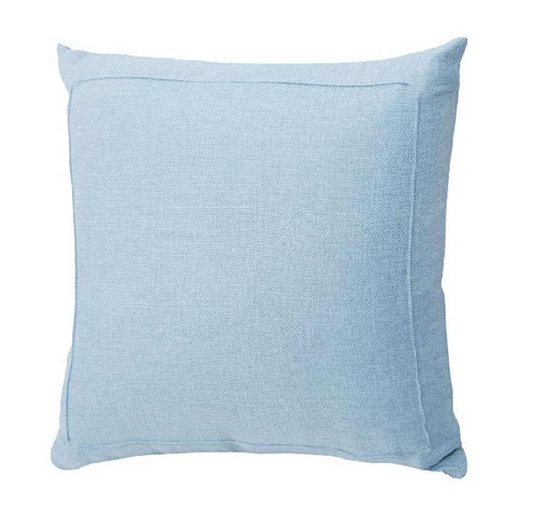 Baby Blue Throw Pillow Cover, Baby Blue Throw Pillows, Baby Blue