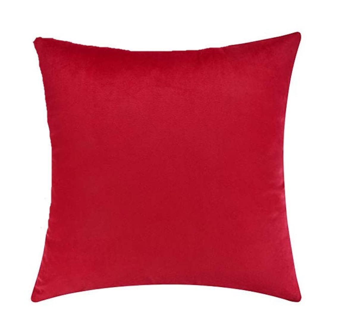 Red Velvet Throw Pillow Cover Red Throw Pillows Red Pillow Etsy