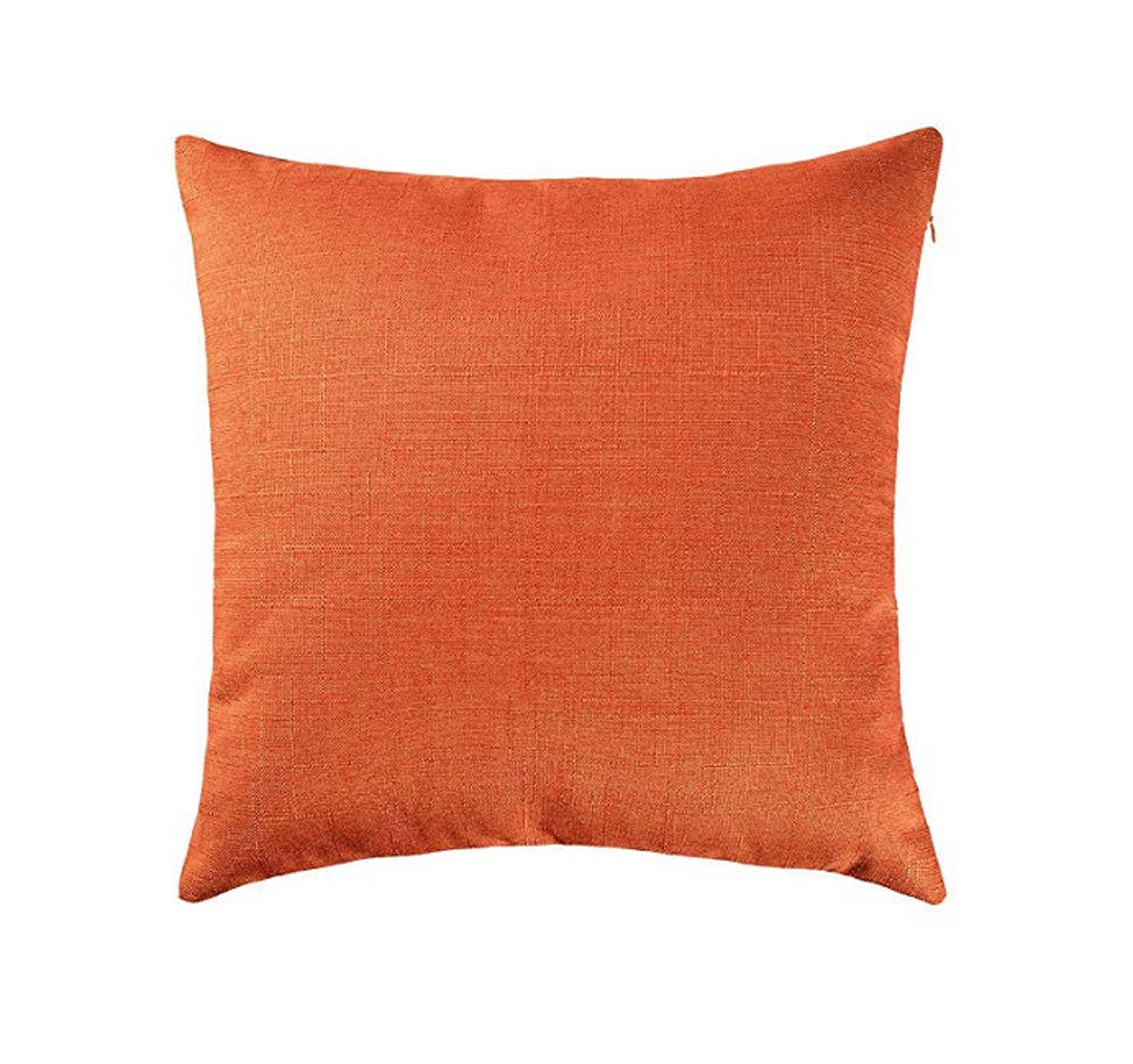 Burnt Orange Throw Pillow Cover, Burnt Orange Throw Pillows, Burnt Orange Pillow Cover, Burnt