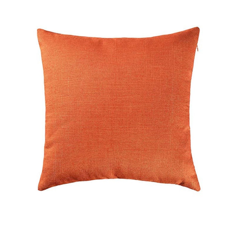 Burnt Orange Throw Pillow Cover Burnt Orange Throw Pillows