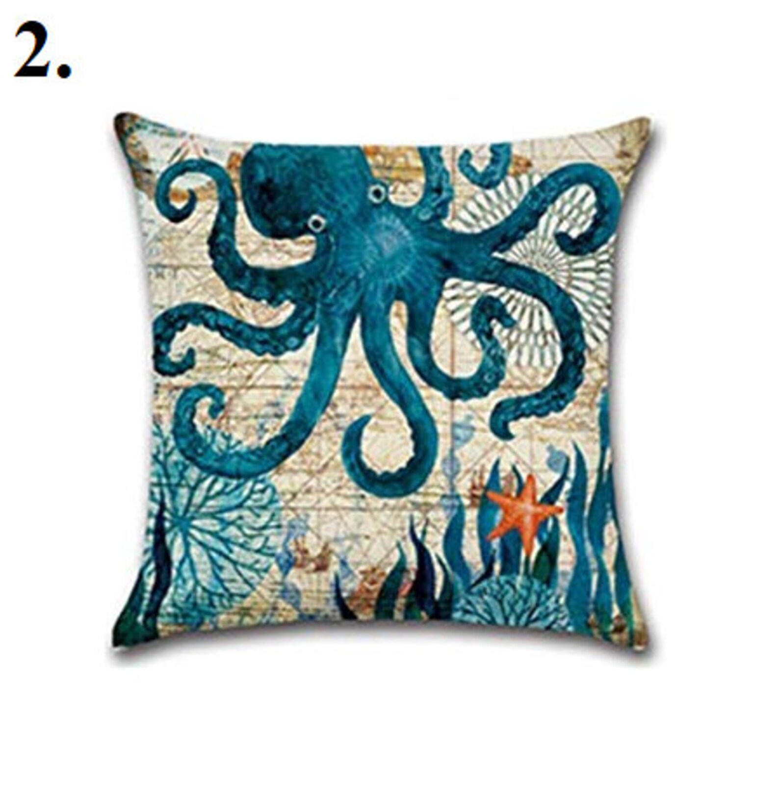 Beachy Throw Pillows Beachy Throw Pillow Covers 18x18 Ocean Etsy