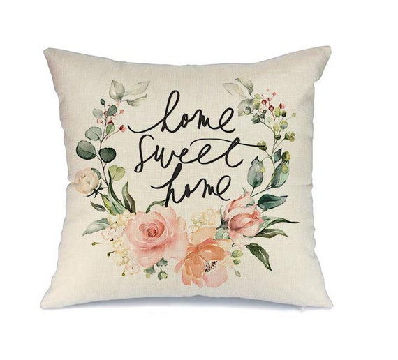 home sweet home pillow cover