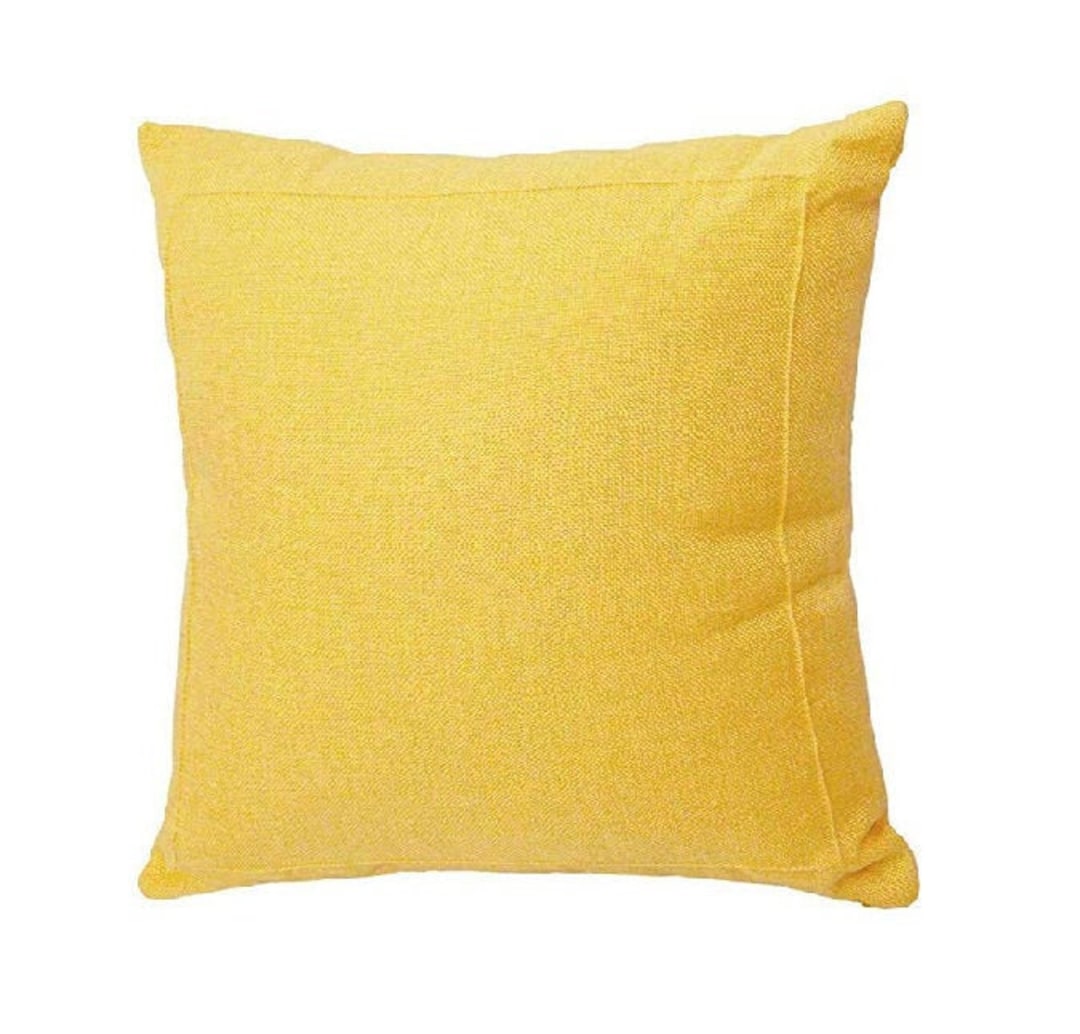 Yellow Throw Pillow Cover Yellow Throw Pillows Yellow Etsy