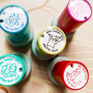 Tampons Mérite d'enseignant Pokémon personnalisés
