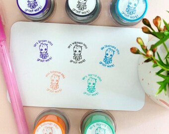 Personalised Groot Teacher Merit Stamp