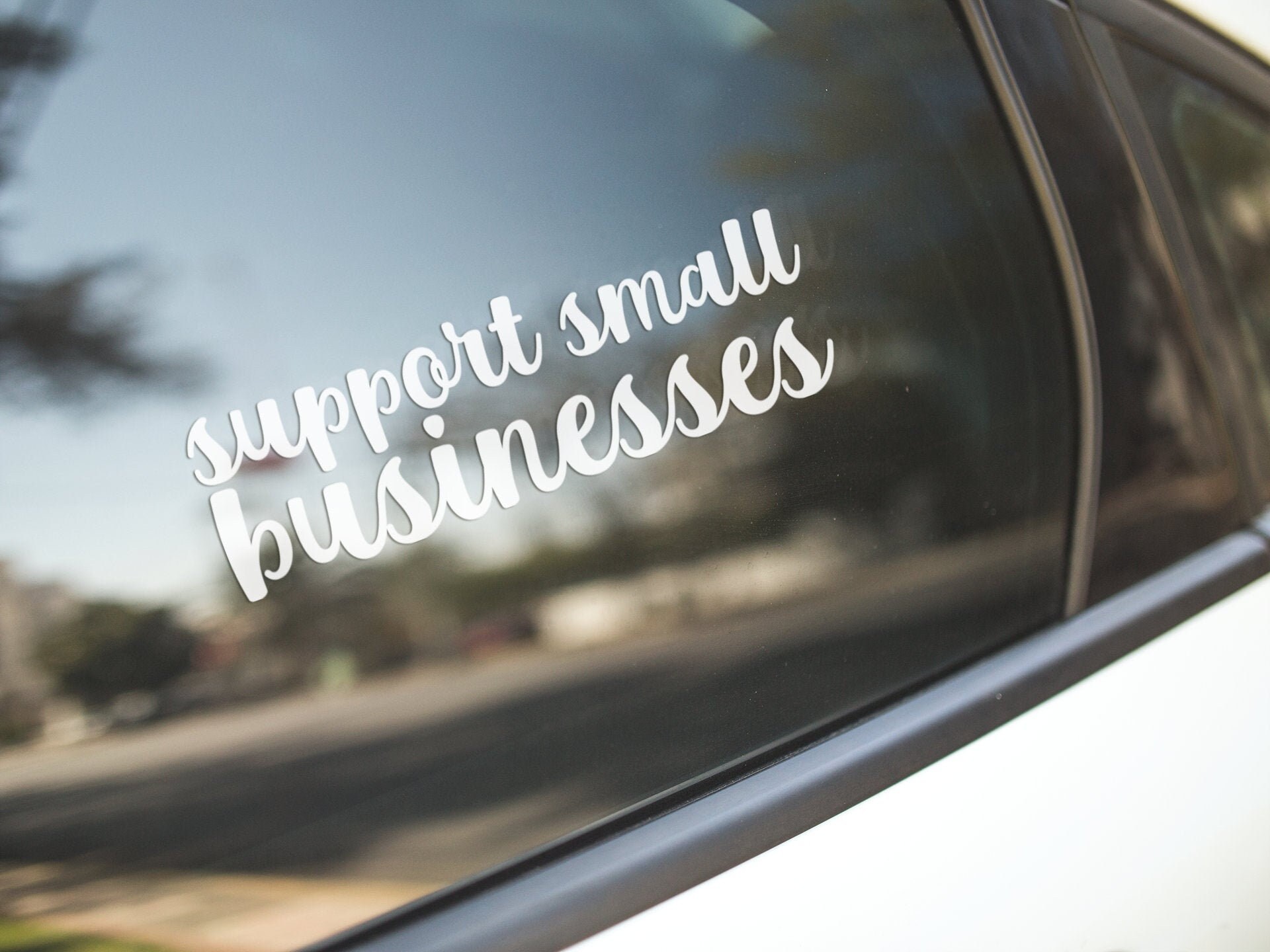 Support Small Businesses Decal/Stickers for Small Etsy