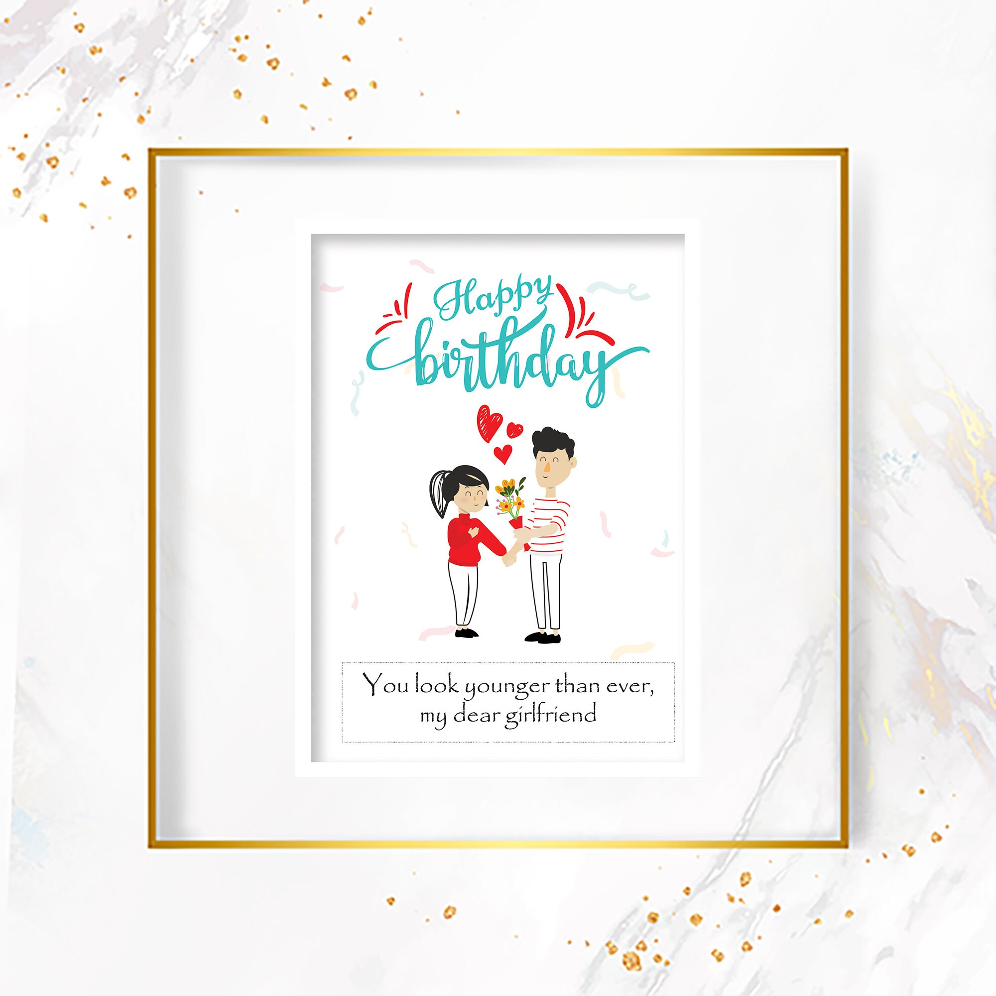 Birthday Card for Her, Birthday Card for Her Printable, Birthday Card ...