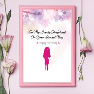 printable birthday card for girlfriend ready to download and etsy