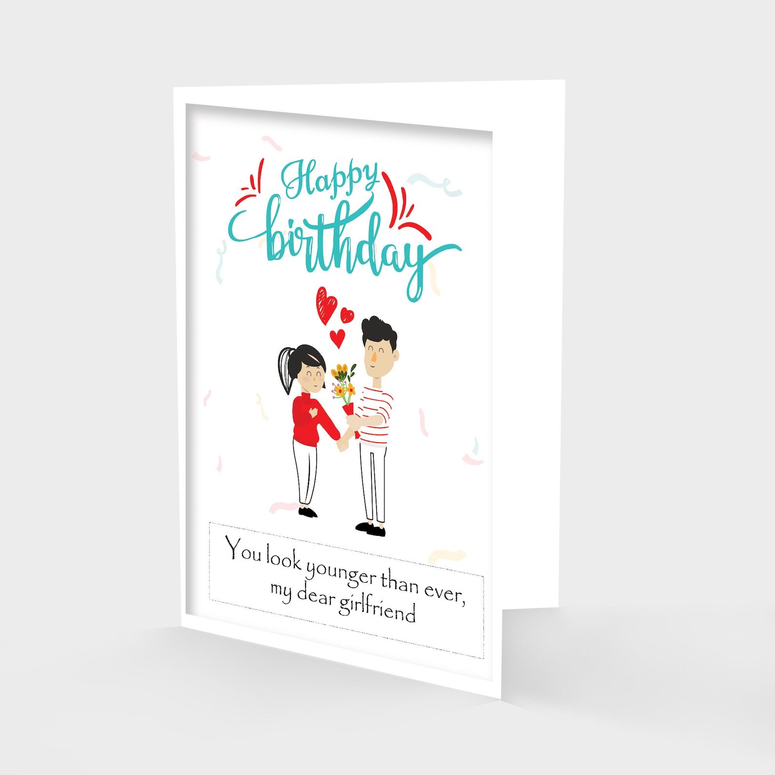 Birthday card for her birthday card for her printable | Etsy