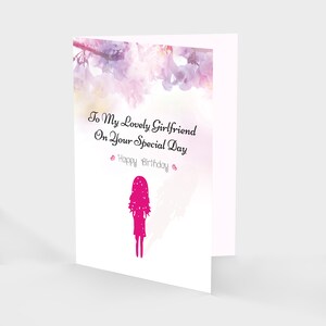 Printable Birthday Card for Girlfriend, Ready to Download and Print ...