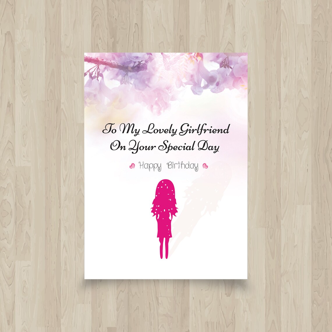 Printable Birthday Card for Girlfriend, Ready to Download and Print ...