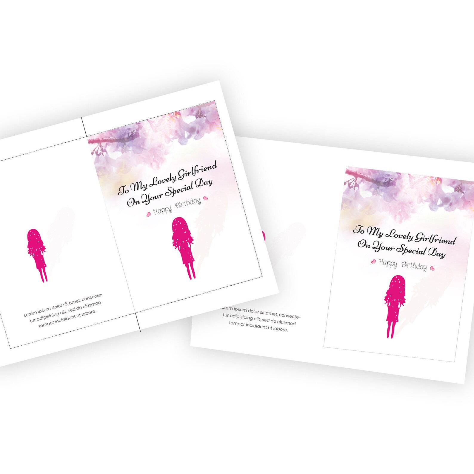 Printable Birthday Card for Girlfriend, Ready to Download and Print ...