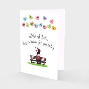 Printable Birthday Card for Girlfriend, Birthday Card for Her, Birthday ...