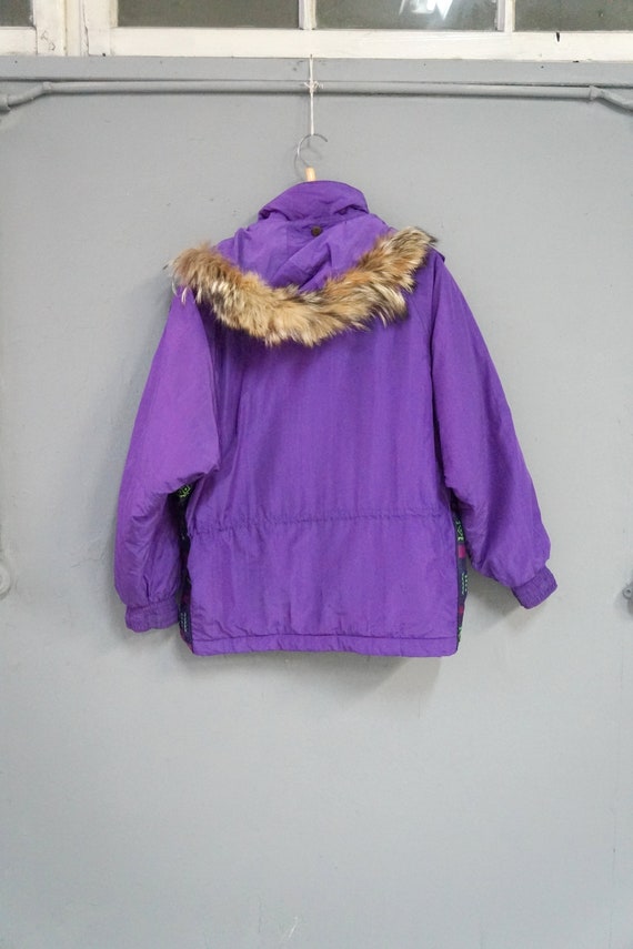 Vintage 90s Dubin Ski Jacket Womens Purple Ski Ja… - image 4