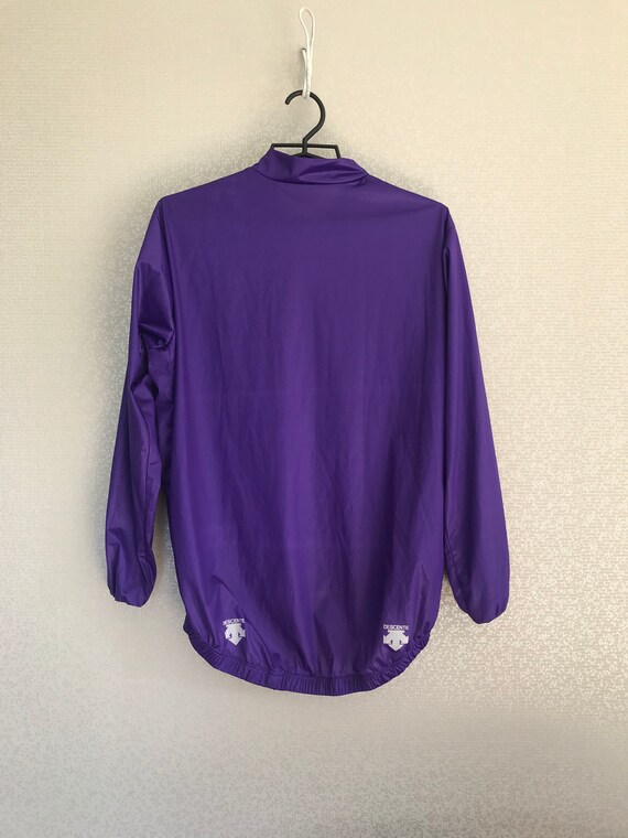 Vintage 90s Jacket Descente Sweater Descente Purple Activewear Track Top Zipped up Sweater Men s Size S Womens Size M Sports Jacket S Etsy Ireland