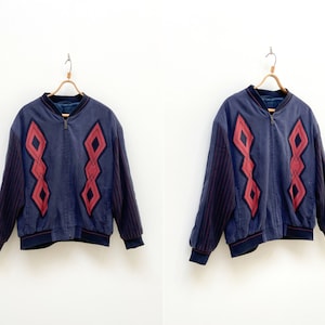 PICK!!! Vintage 90's Biker Bomber Jacket Corduroy Edwin