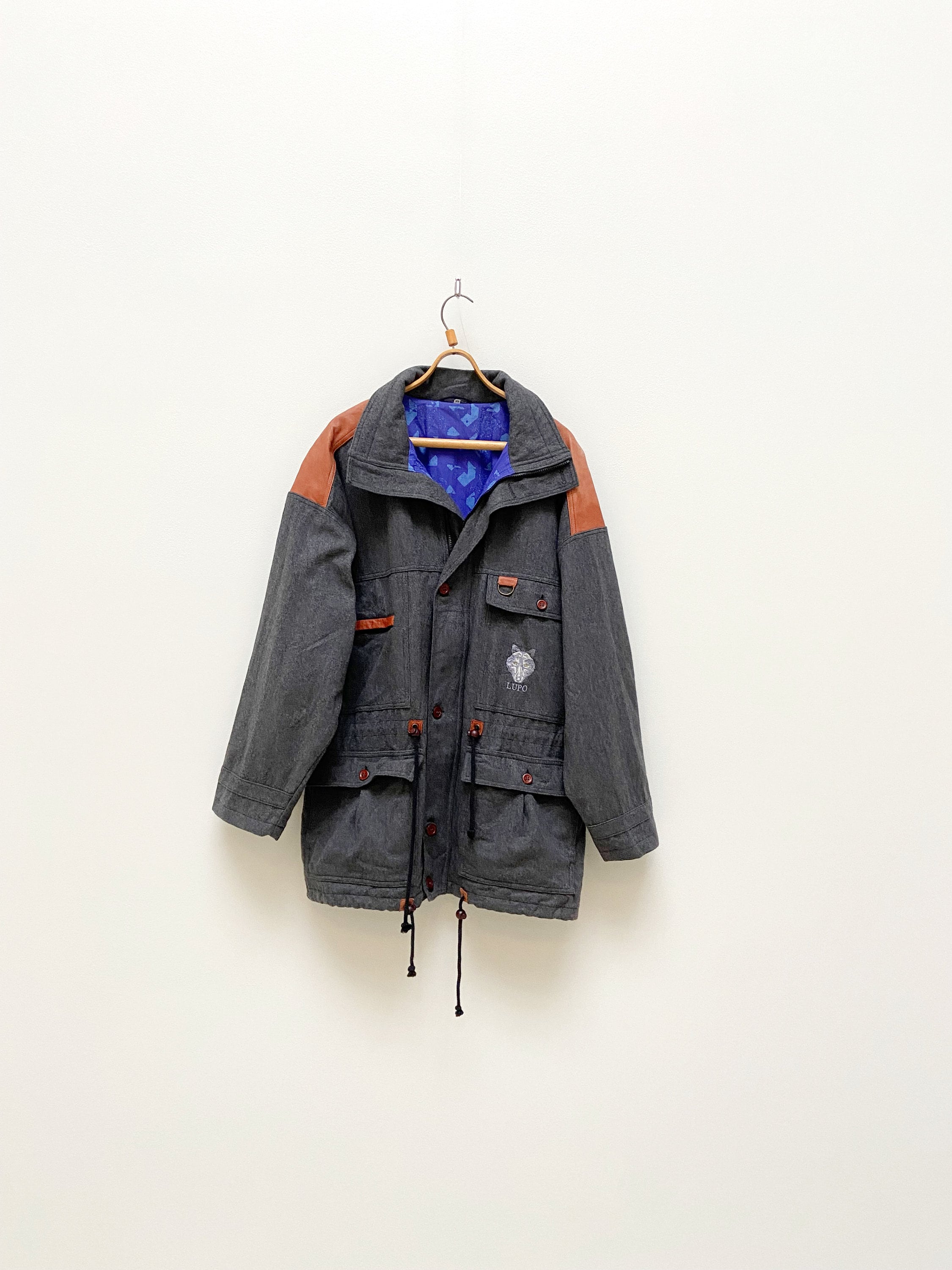 Vintage LUPO Coat Gray Wool Coat XXL Mens Wool Coat Vintage LUPO Coat Gray Wool Coat XXL Mens Wool Coat