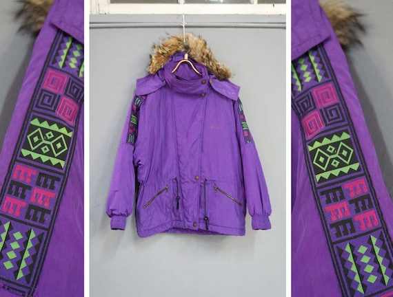 Vintage 90s Dubin Ski Jacket Womens Purple Ski Ja… - image 1