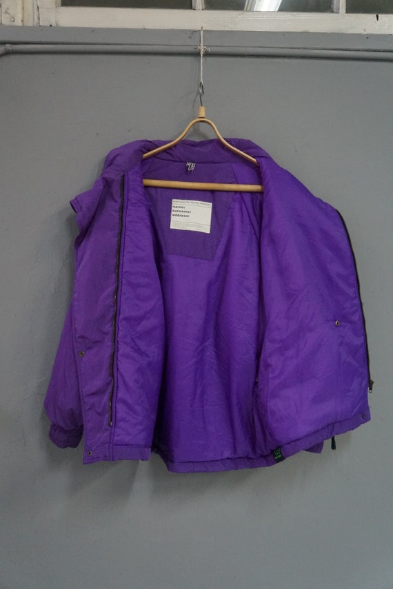 Vintage 90s Dubin Ski Jacket Womens Purple Ski Ja… - image 7