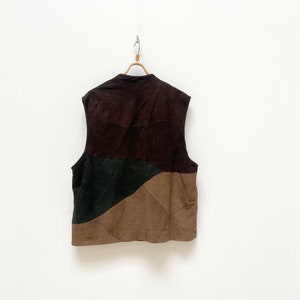 Authentic Dark Brown Suede Bavarian Trachten Vest For Mens