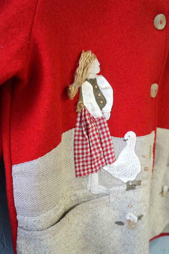 Vintage Wool Coat Womens Wool Jacket Austrian Woo… - image 4