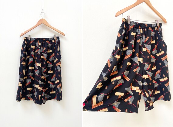 Vintage 90s Printed Shorts Women Colorful Shorts … - image 1