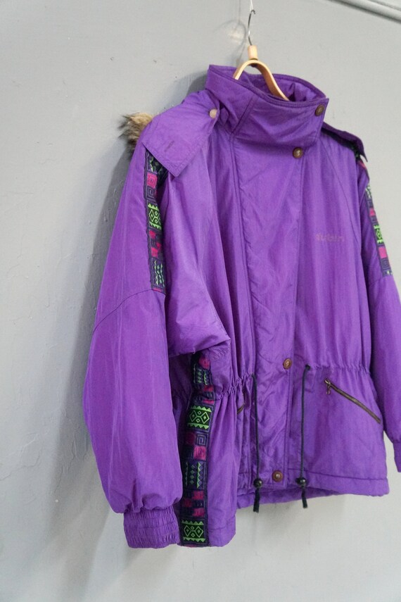 Vintage 90s Dubin Ski Jacket Womens Purple Ski Ja… - image 5